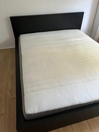 Ikea Malm sengeramme med madras