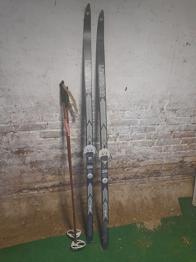 Gammelt sæt langrendsski.