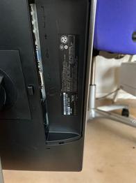 Dell skærm 24 tommer sort