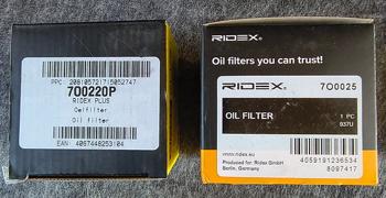 Ridex oliefiltre fra Autodoc Tyskland