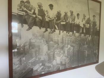 Ikonisk billede - Lunching Atop a skyskraber 1932