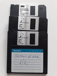 Floppy disk, 3 stk, Kan afhentes i Kolding, sendes eller afhentes i Vamdrup o...