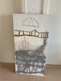 Oliemaleri, Kaja Rasmussen, motiv: Landskab