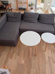 GRATIS. Sovesofa med opbevaring inkl. sofaborde gives gratis væk.
