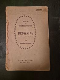 Browning Udvalg af Engelske Digtere Bog