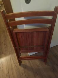 3 stk klapstole kan afhentes gratis i Roskilde