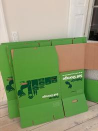 Flyttekasser - gratis til afhentning i København