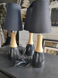 3 Cono bordlamper fra Linea Bolig.