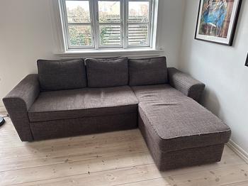 Gratis sovesofa med chaiselong og opbevaring