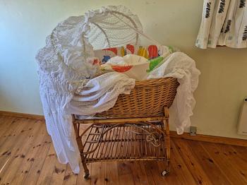 Vintage vugge købt i 1963