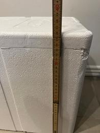 Køleboks af flamingo i rigtig god stand