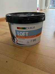 Dyrup Loft Ekstra Dækkende loftmaling hvid 1,2 liter