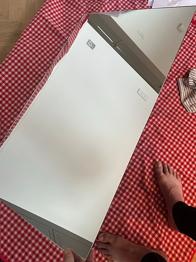 Spejl rektangulært glas