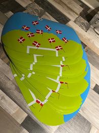 Dækkeservietter, fodbold, fødselsdag