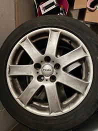 4 stk. Rial dæk med fælger