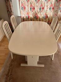 Spisebord med to plader