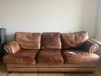 GRATIS Lædersofa