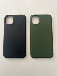 Cover til iPhone 11, sort og grøn