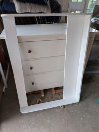 Pusleplade og hemnes kommode
