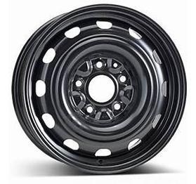 Stålfælge Fælge Sort 15 Tommer