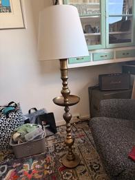 Messing standerlampe
