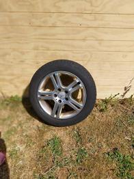 Mercedesfælge med dæk