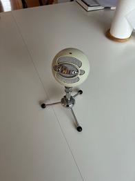 Blue Snowball Mikrofon hvid