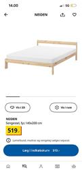 IKEA Neiden sengestel 140x200
