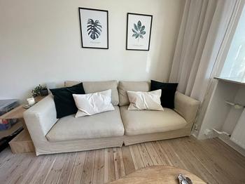 Sofa, beige