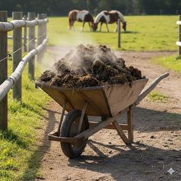 Gratis hestemøg til haven