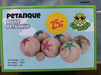 Petanque gives væk