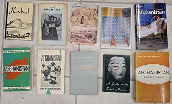Diverse bøger om Afghanistan