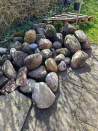 Gratis Natursten marksten blandede størrelser