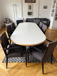 Hvidt spisebord 275*100 til gratis afhentning i Helsingør