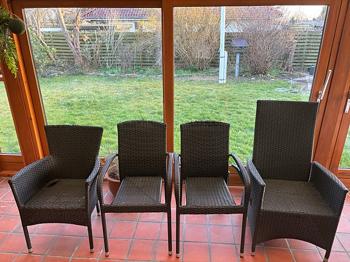 Havestole flet plastik