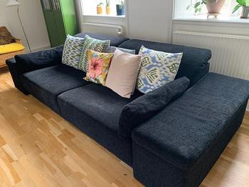 Stor god flydesofa