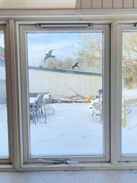 Vinduer med termoglas