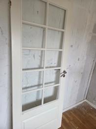 Glasdør - gives væk