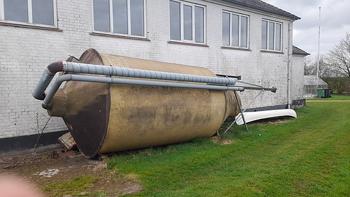 Træpille silo afhentes gratis