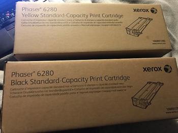 Originale Xerox Phaser 6280 Sort Tonerpatroner