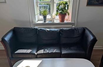 Lædersofaer 2 + 3 prs.