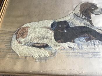 Hjemmesyet hund , syet i 1918.