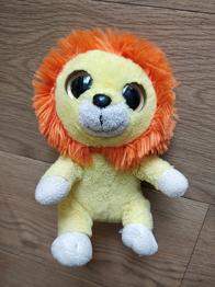 🧸 Løve bamse – ca. 18 cm – blød plys dyrebamse