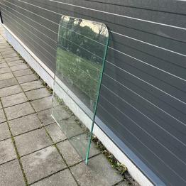 Glasgulvplade til Brændeovn