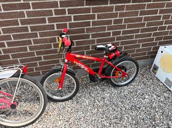 Børnenes cykler er blevet for små