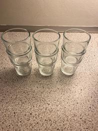 IKEA drikkeglas klart glas