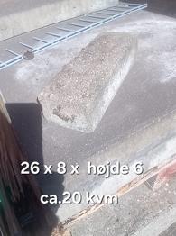 sten til indkørsel / terrase