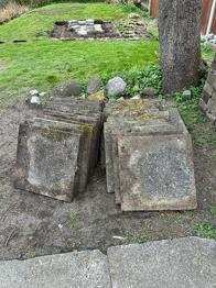 Betonfliser kvadratiske grå 50x50x4 cm