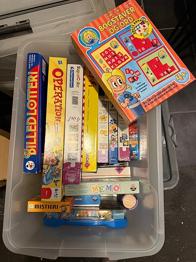 Billedlotteri og diverse brætspil sæt