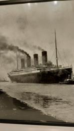 Titanic foto i ramme